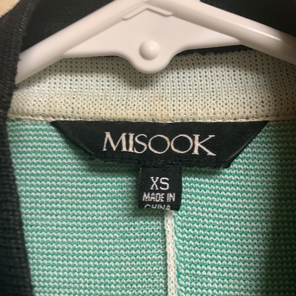 Misook Color block knit jacket - Picture 4 of 4